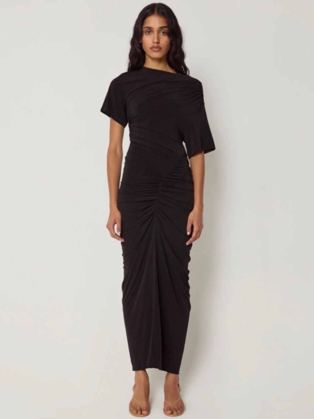 KHY asymmetrical ruched dress